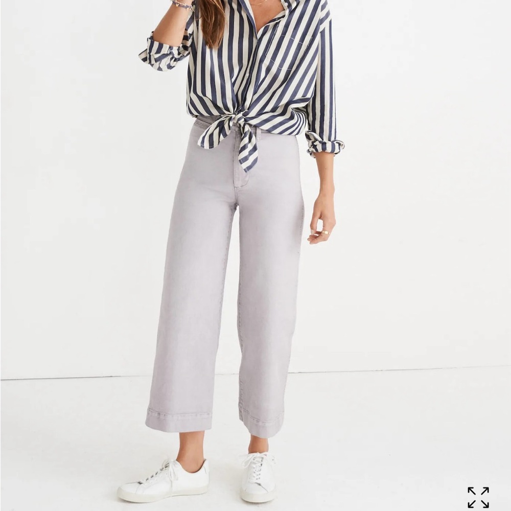 *SOLD* Madewell “Emmett” wide leg crop pants - size 24